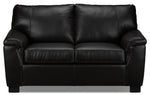 Reynolds Leather Loveseat - Coffee