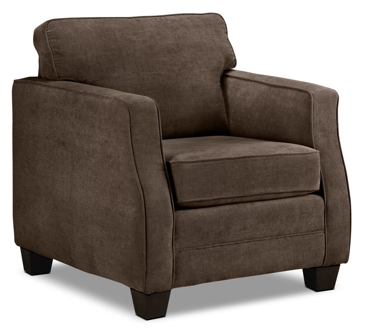 Agnes Sofa, Loveseat and Chair Set - Chocolate