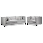 Astin Sofa and Chair and a Half - Grey