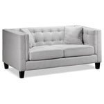 Astin Sofa and Loveseat - Grey