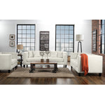 Astin Sofa and Loveseat Set - Wheat