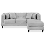 Astin Chaise Sofa - Grey