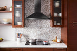 Whirlpool Black Stainless Steel 36" 400 CFM Canopy Wall-Mount Range Hood - WVW53UC6HV
