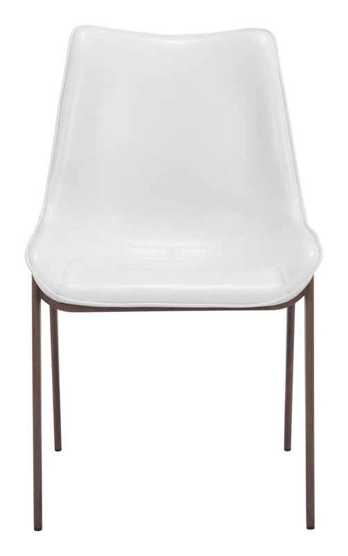 Teglberg Dining Chair - White/Walnut - Set of 2
