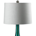 Jeanie 27" Table Lamp - Blue Glass