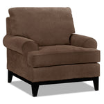 Crizia Sofa, Loveseat and Chair Set - Coffee