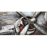 Fly Rider Metal Canvas Painting (60" X 30")