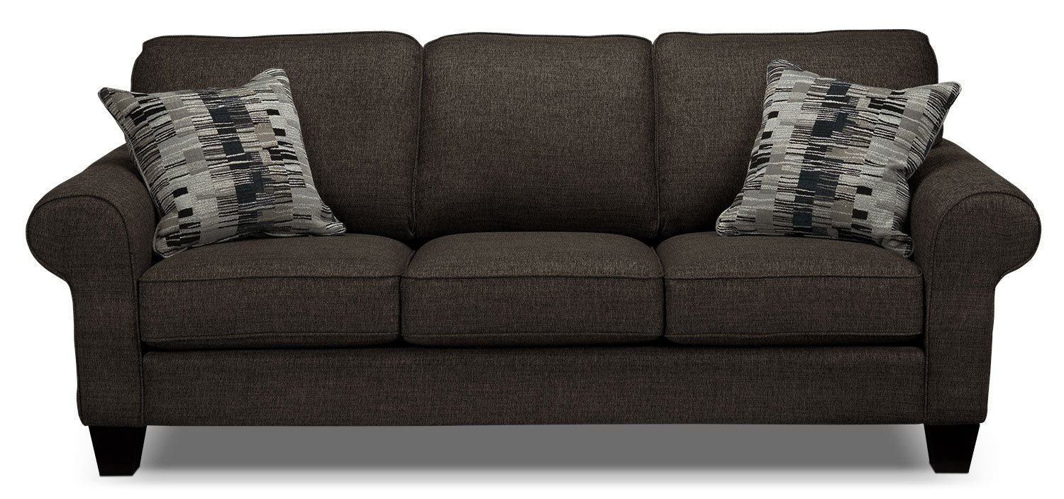 Drake Sofa, Loveseat and Chair Set - Pewter