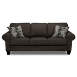 Drake Sofa and Loveseat Set - Pewter