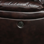 Santorini 5-Piece Power Reclining Sectional - Walnut