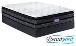 Simmons Beautyrest Ultra Garrett Cushion Firm Twin Mattress and Boxspring Set