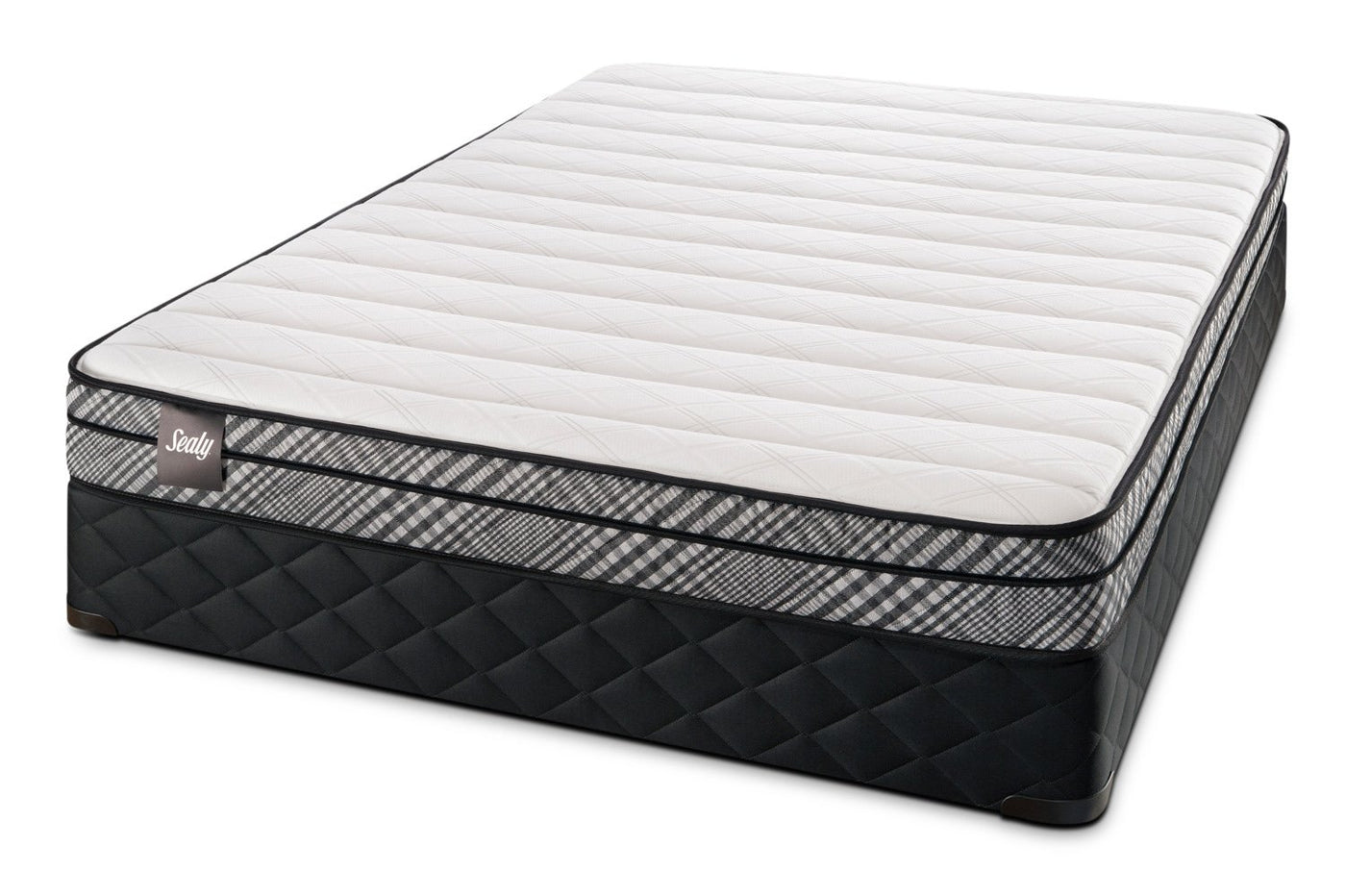 Sealy Imagine II Firm Queen Mattress and Low-Profile Boxspring Set