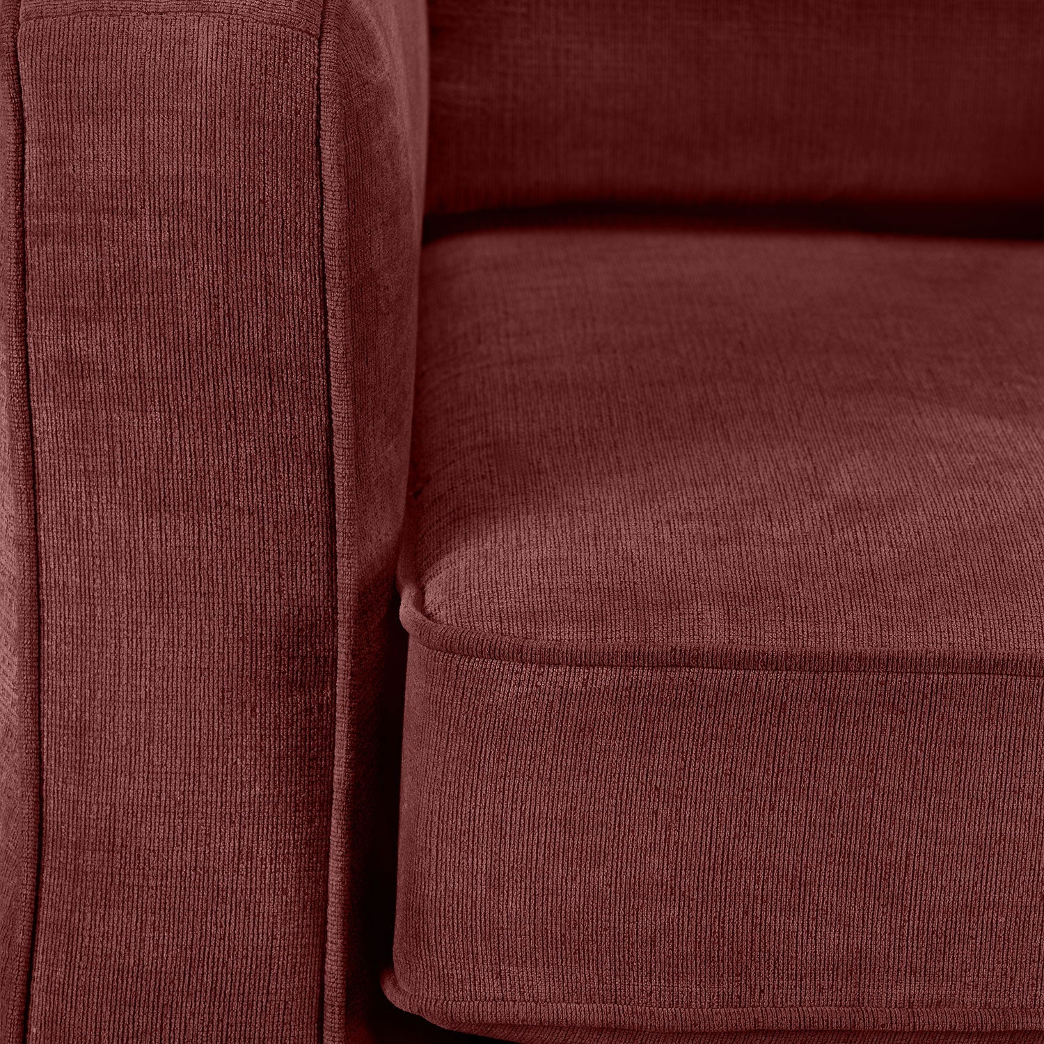 Agnes Sofa and Loveseat Set - Merlot