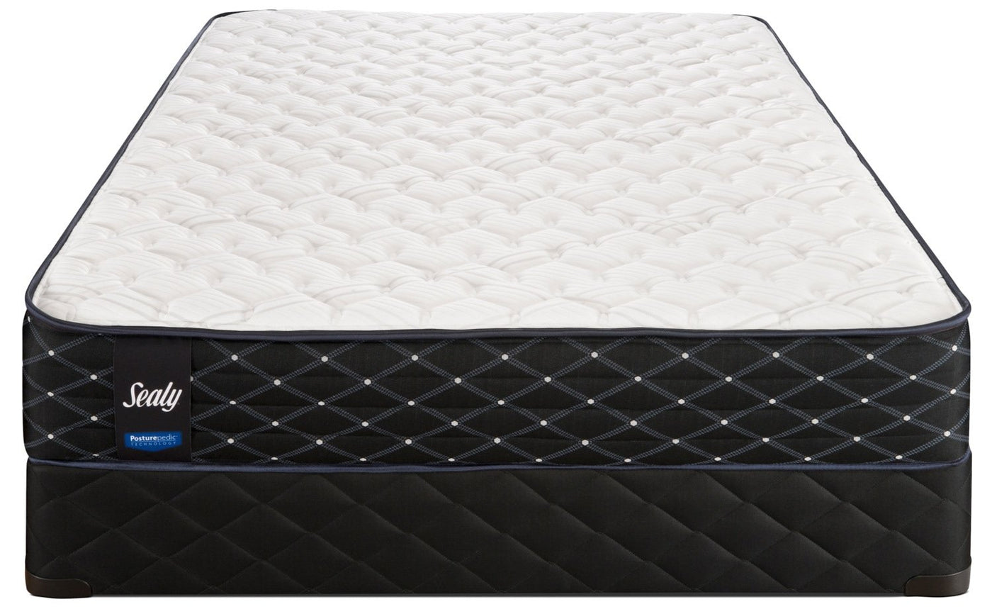 Sealy Innovate Extra Firm King Mattress and Split Low-Profile Boxspring Set