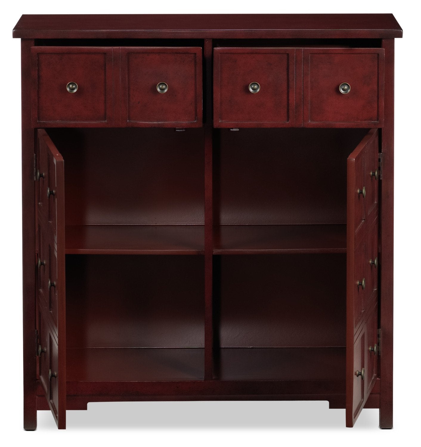 Ankara Accent Cabinet  - Red