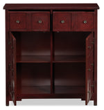Ankara Accent Cabinet  - Red