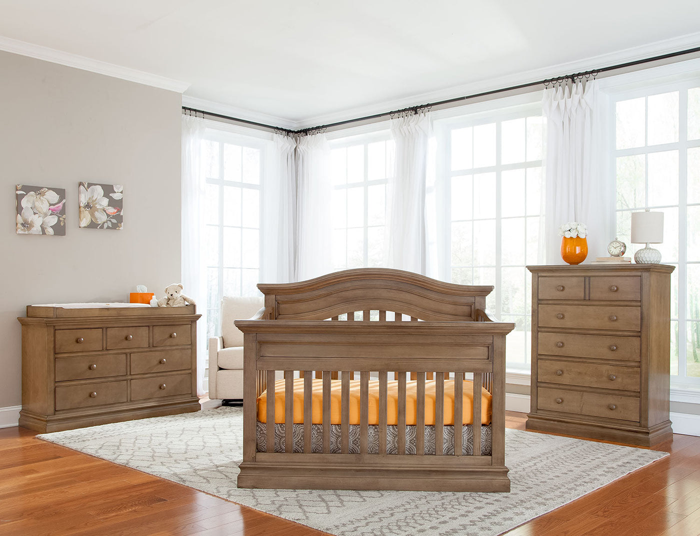 Cameron 5 Drawer Chest - Cashew