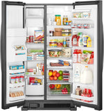 Whirlpool Black Side-by-Side Refrigerator (25 Cu. Ft.) - WRS325SDHB