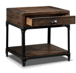 Edler End Table - Brown