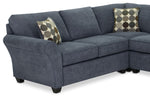 Althea 4-Piece Sectional with Right-Facing Chaise - Navy