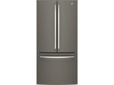 GE Slate Counter-Depth French Door Refrigerator (18.6 Cu. Ft.) - GWE19JMLES