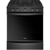 Whirlpool Black Slide-In Gas True Convection Range (5.8 Cu. Ft.) - WEG750H0HB