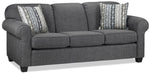Aristotle Sofa and Loveseat Set - Grey