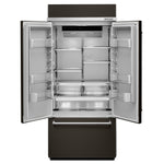 KitchenAid Black Stainless Steel French Door Refrigerator (20.8 Cu. Ft.) - KBFN506EBS