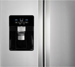 Whirlpool Monochromatic Stainless Steel Side-by-Side Refrigerator (25 Cu. Ft.) - WRS335SDHM