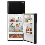 Whirlpool Black Top-Freezer Refrigerator (14.3 Cu. Ft.) - WRT314TFDB