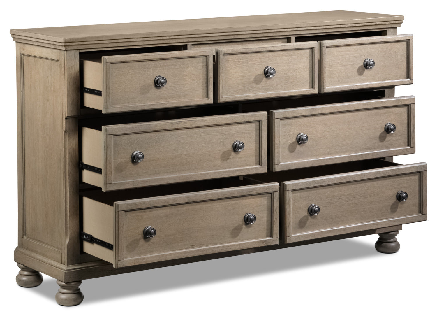 Windchester 7 Drawer Dresser - Grey
