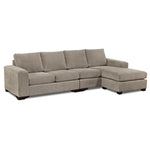 Danielle 2-Piece Sectional with Right-Facing Chaise - Pewter
