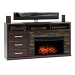 Gamble Fireplace Credenza - Bordeaux