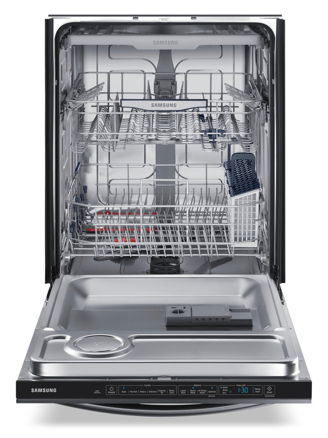Samsung Black Stainless Steel 24" Dishwasher -	DW80K7050UG/AC