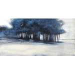 Blue Trees Canvas Painting (60" X 30")