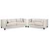 Astin Sofa and Loveseat Set - Wheat