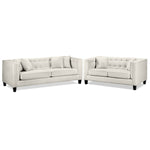 Astin Sofa and Loveseat Set - Wheat