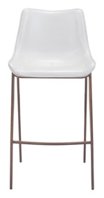 Teglberg Bar Height Stool - Greyish Brown/Walnut - Set of 2