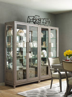Rachael Ray Highline Bunching Display Cabinet - Greige