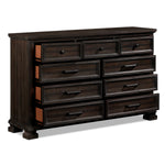 Camelot Dresser - Weathered Dark Brown