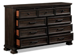 Camelot Dresser - Weathered Dark Brown
