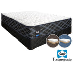 Sealy 4K Extra Firm King Mattress and Split Low-Profile Boxspring Set