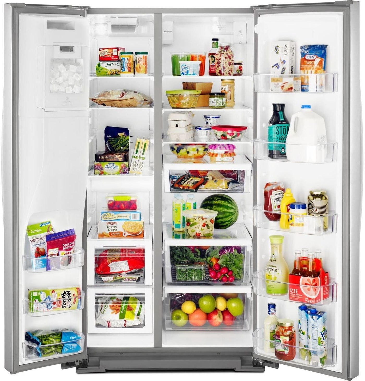 Whirlpool Stainless Steel Side-by-Side Refrigerator (28 Cu. Ft.) - WRS588FIHZ