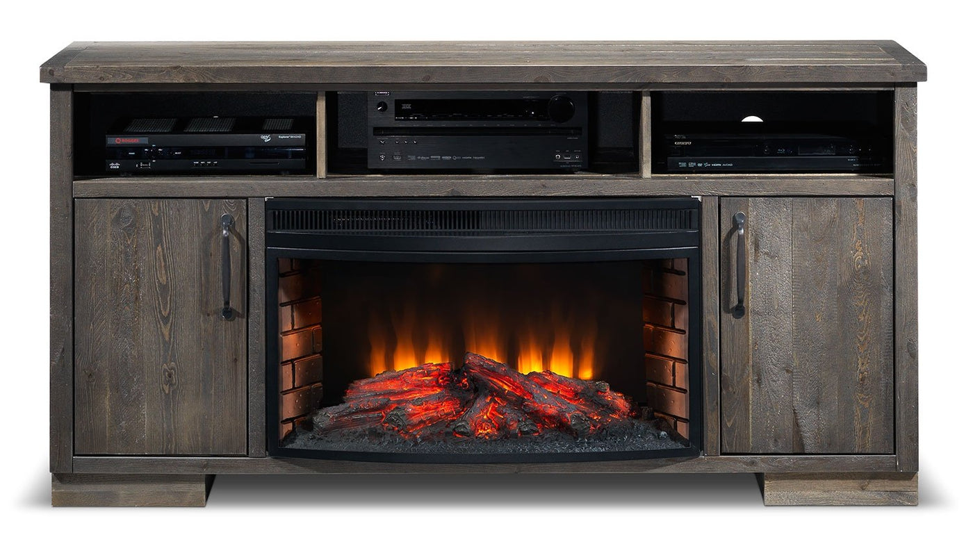 Holt Fireplace TV Stand - Slate