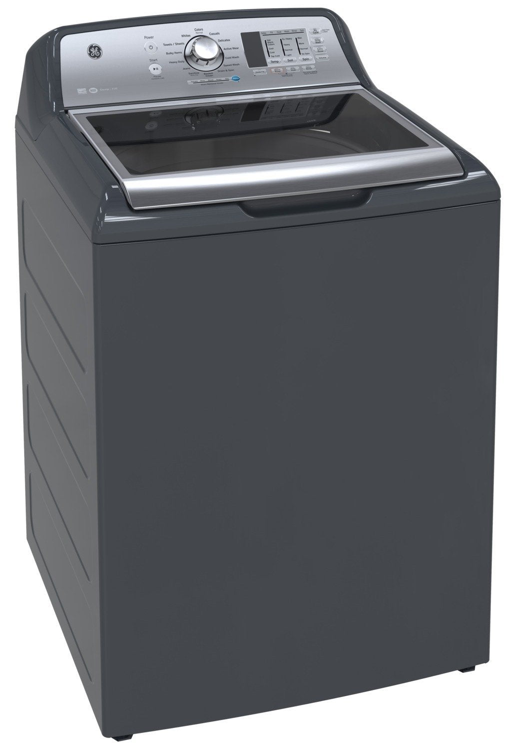 GE Diamond Grey Top-Load Washer (5.3 Cu. Ft.) - GTW680BMMDG - Open-Box