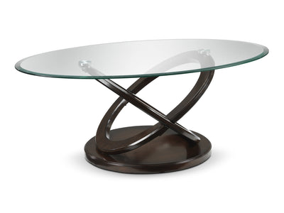 Atomic Coffee Table - Brown Cherry