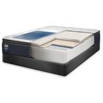Sealy Pathos Firm King Mattress and Split Boxspring Set