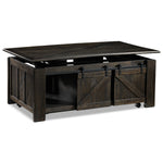 Gable Lift-Top Coffee Table - Weathered Charcoal