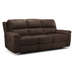 Roarke Reclining Sofa, Reclining Loveseat and Recliner Set - Walnut