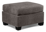 Fava Ottoman - Grey